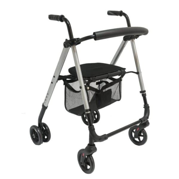 Moderne Push-down Rollator set skråt forfra