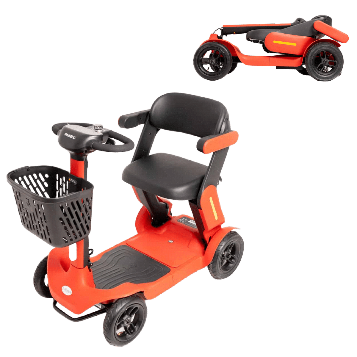 ROC kompakt el-scooter med PAi-sikkerhed, 40 km rækkevidde, 31 kg, 250W