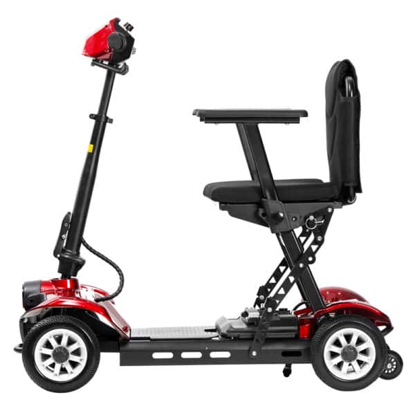 Colibri Light -  Sammenklappelig Rejse Scooter - Kun 18 Kg -  Med Kurv - Billede 10