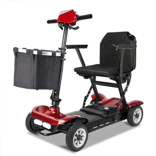 Colibri Light -  Sammenklappelig Rejse Scooter - Kun 18 Kg -  Med Kurv - Billede 4