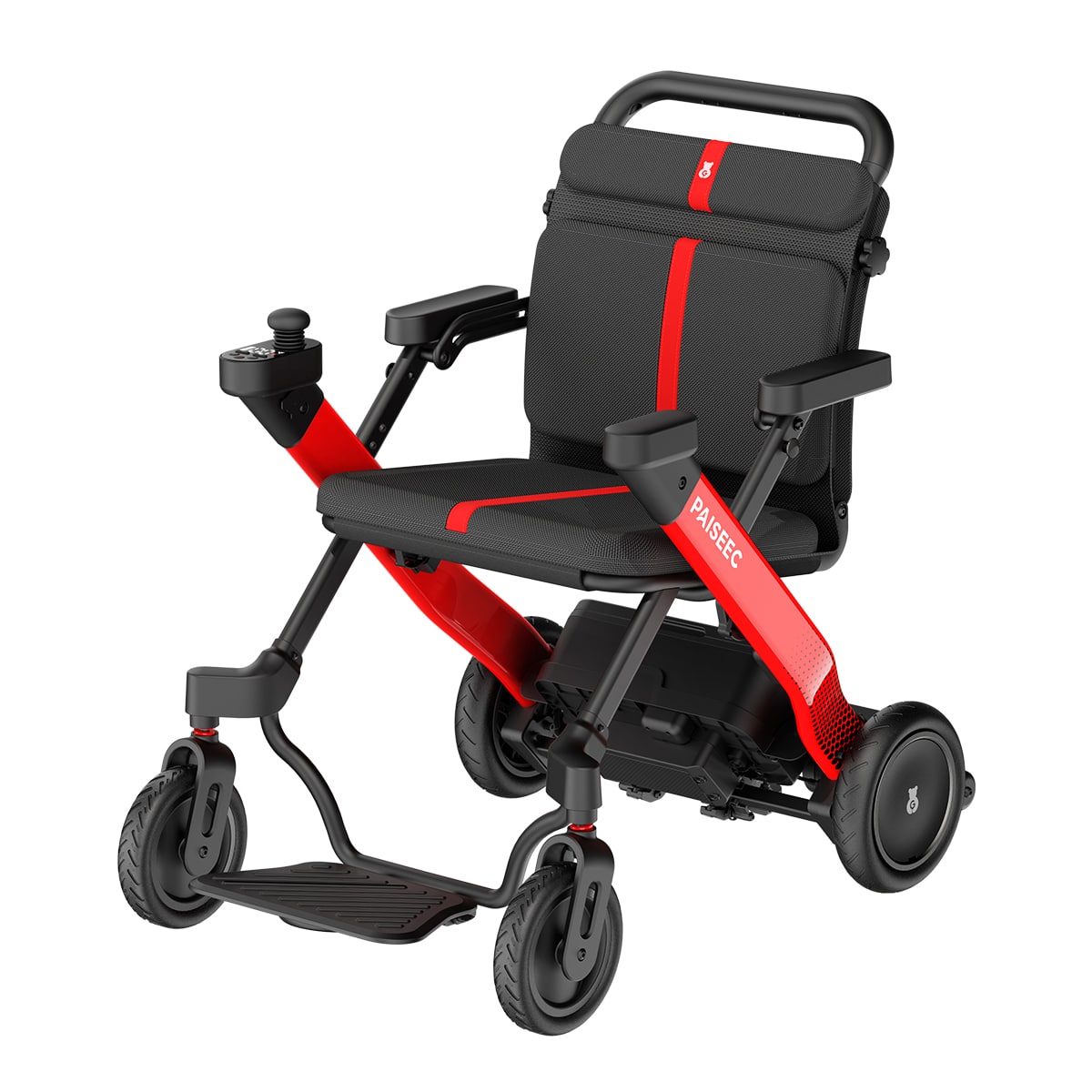 Rosa el-kørestol og rollator